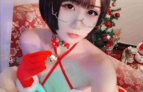 曉美媽 圣诞雪夜赞歌【图包 视频】[32P1V-342MB]